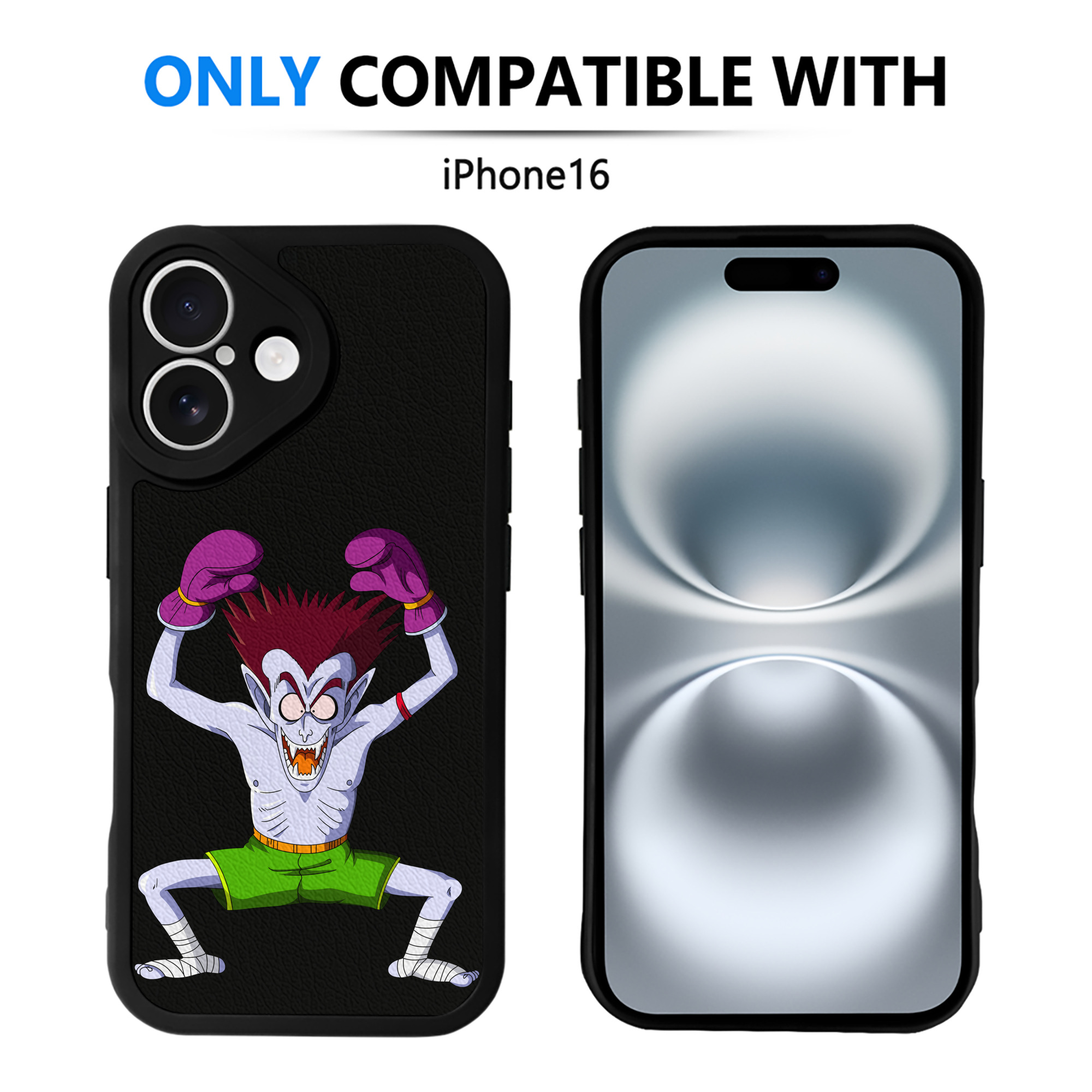 （画像用） ドラゴンボール DRAGON BALL 【iPhone 16シリーズ対応】シリコンスマホケース（レザー調） 材質：シリコン